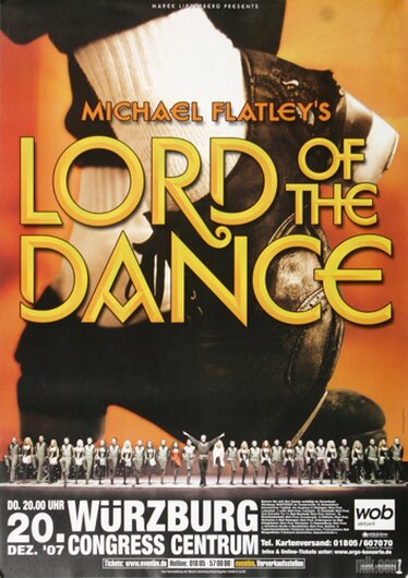 Lord Of The Dance - Würzburg, Würzburg 2007 - Konzertplakat