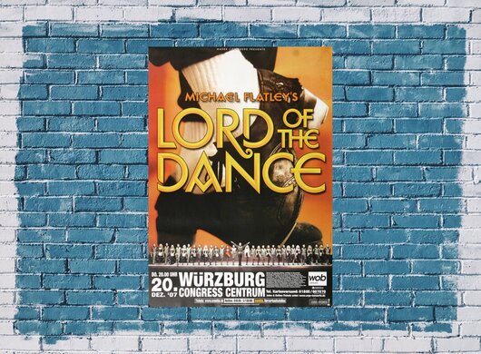 Lord Of The Dance - Würzburg, Würzburg 2007 - Konzertplakat