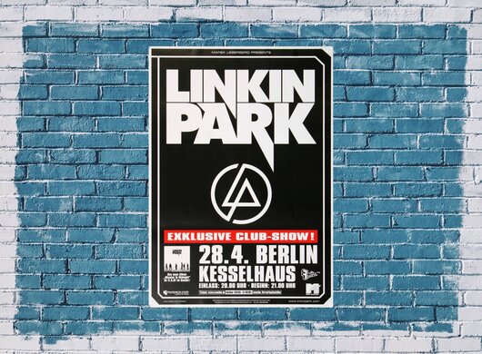 Linkin Park - Bleed It Out, Berlin 2007 - Konzertplakat