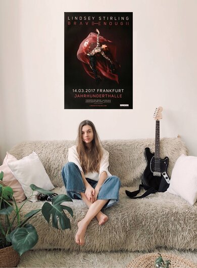 Lindsey Stirling - Brave Enough , Frankfurt 2017 - Konzertplakat