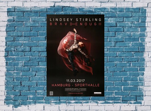 Lindsey Stirling - Brave Enough , Hamburg 2017 - Konzertplakat