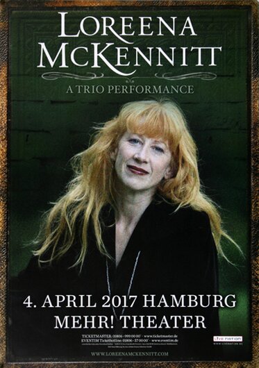 Loreena McKennitt - Trio Performance , Hamburg 2017 - Konzertplakat