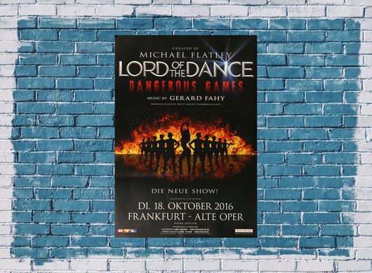 Lord Of The Dance - New Show , Frankfurt 2016 - Konzertplakat