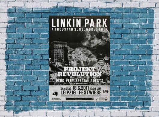 Linkin Park - World Tour , Leipzig 2011 - Konzertplakat
