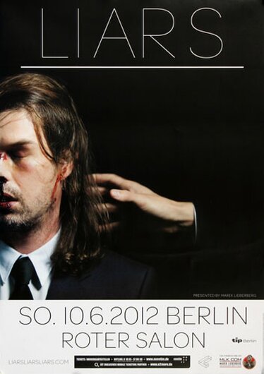 Liars - WIXIW , Berlin 2012 - Konzertplakat