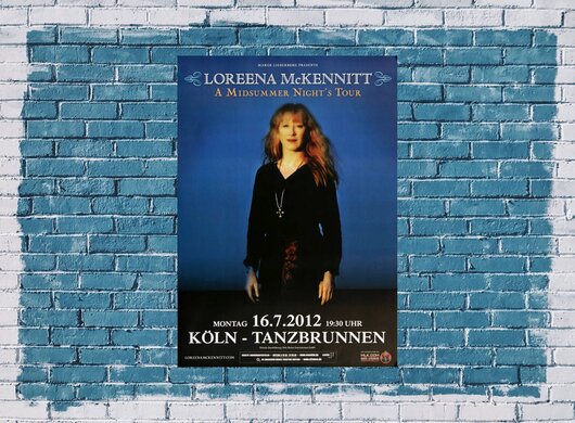 Loreena McKennitt - Midsummer Night , Köln 2012 - Konzertplakat