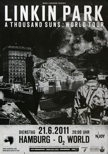 Linkin Park - World Tour , Hamburg 2011 - Konzertplakat