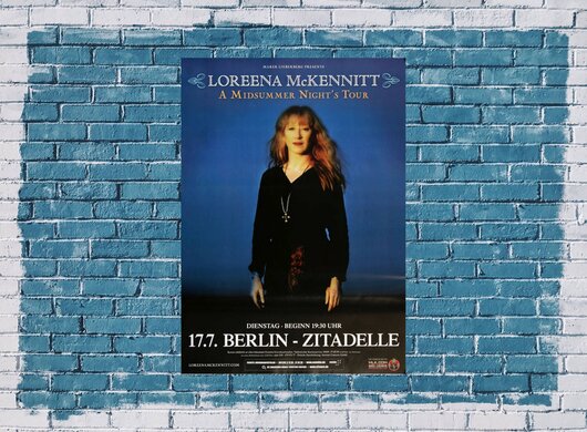 Loreena McKennitt - Midsummer Night , Berlin 2012 - Konzertplakat