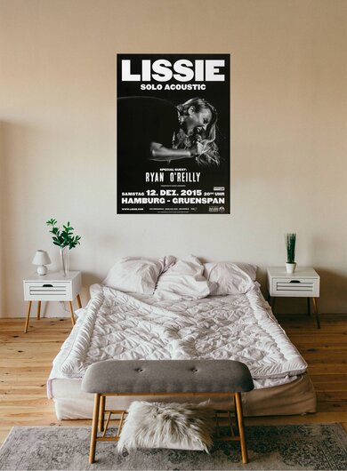 Lissie - Solo Acoustic, Hamburg 2015 - Konzertplakat