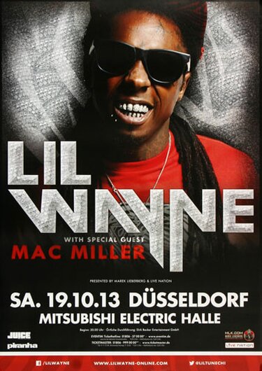Lil Wayne - Lollipop , Düsseldorf 2013 - Konzertplakat