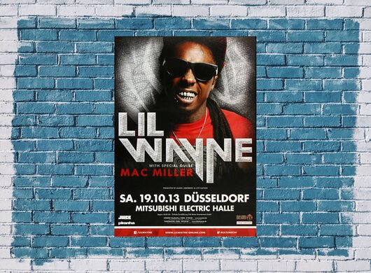 Lil Wayne - Lollipop , Düsseldorf 2013 - Konzertplakat