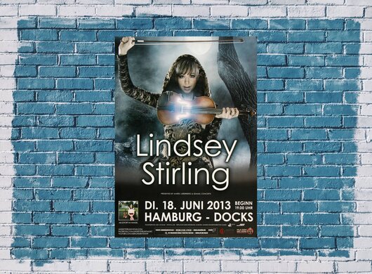 Lindsey Stirling - Crystallize , Hamburg 2013 - Konzertplakat