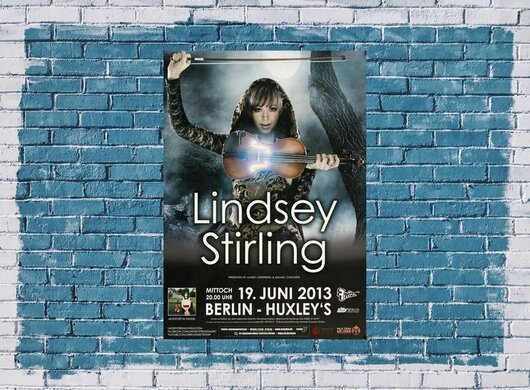 Lindsey Stirling - Crystallize , Berlin 2013 - Konzertplakat