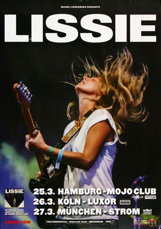 Lissie - Shameless, Tour 2014 - Konzertplakat