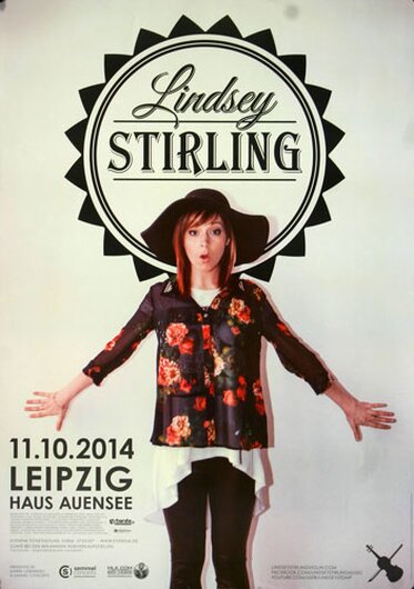Lindsey Stirling - Shatter Me , Leipzig 2014 - Konzertplakat