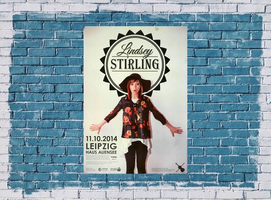 Lindsey Stirling - Shatter Me , Leipzig 2014 - Konzertplakat