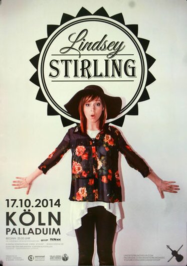 Lindsey Stirling - Shatter Me , Köln 2014 - Konzertplakat