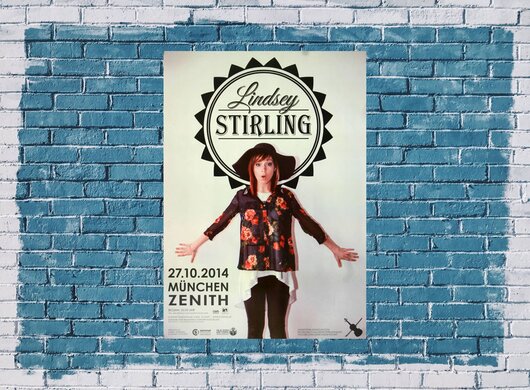 Lindsey Stirling - Shatter Me , München 2014 - Konzertplakat