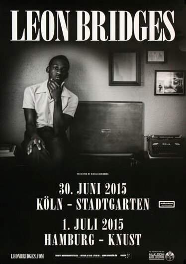 Leon Bridges - Better , Mannheim 2015 - Konzertplakat
