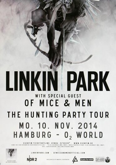 Linkin Park - Until Its Gone , Hamburg 2014 - Konzertplakat