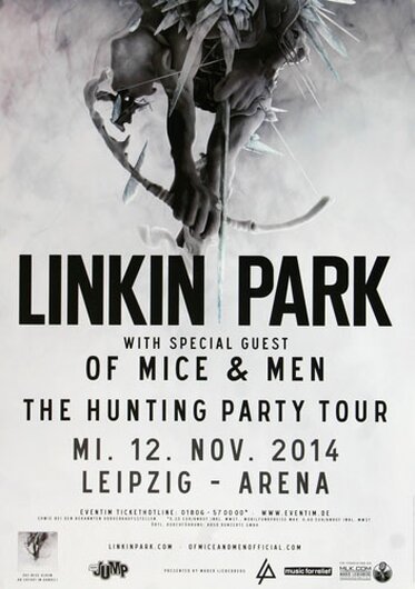 Linkin Park - Until Its Gone , Leipzig 2014 - Konzertplakat
