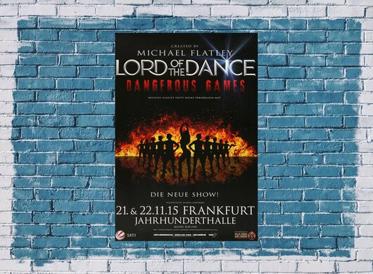 Lord Of The Dance - Danger Dance, Frankfurt 2015 - Konzertplakat