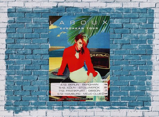 La Roux - Trouble In Paradise, Tour 2014 - Konzertplakat