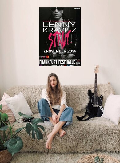 Lenny Kravitz - Strut, Frankfurt 2014 - Konzertplakat