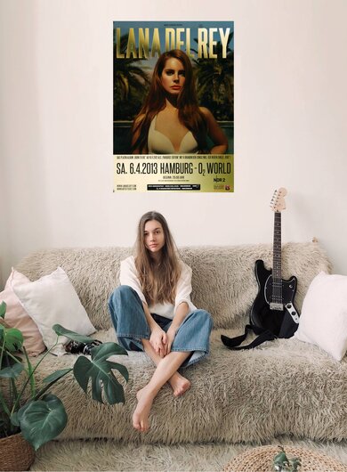 Lana Del Ray, Born To Die, Hamburg, 2013 - Konzertplakat