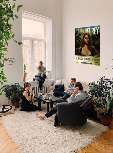 Lana Del Ray, Born To Die, Hamburg, 2013, Konzertplakat