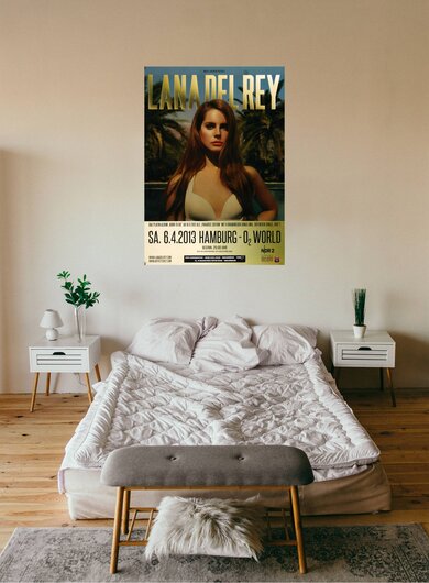 Lana Del Ray, Born To Die, Hamburg, 2013, Konzertplakat