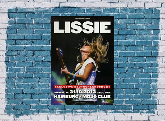 Lissie - Back To Forever, Hamburg 2013 - Konzertplakat
