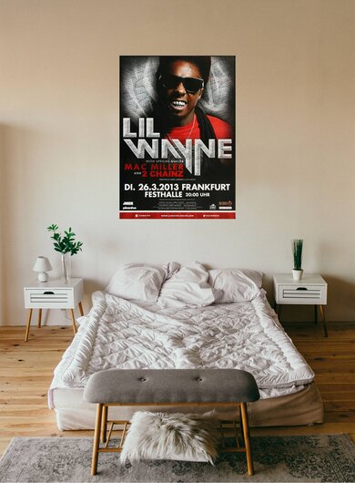 Lil Wayne - Dedication, Frankfurt 2013 - Konzertplakat
