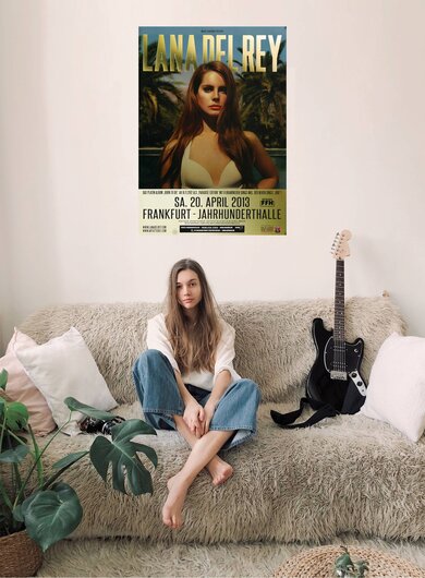 Lana Del Ray - Born To Die, Frankfurt 2013 - Konzertplakat