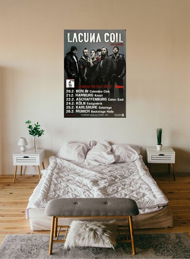 Lacuna Coil - Shallow Live, Tour 2010 - Konzertplakat