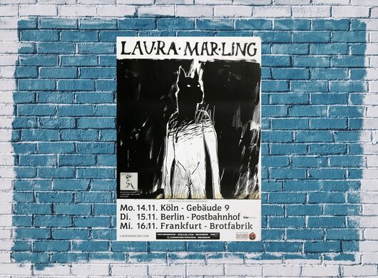 Laura Marling - Creature I Dont Know, Tour 2011 - Konzertplakat