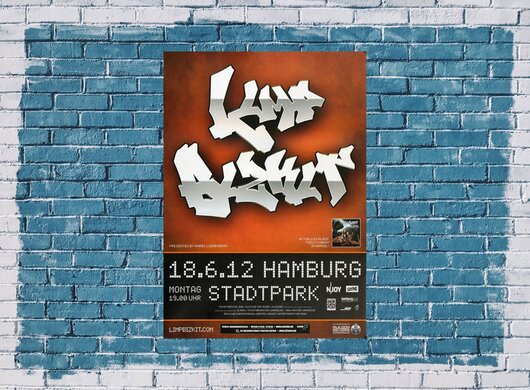 Limp Bizkit - Stadtpark, Hamburg 2012 - Konzertplakat