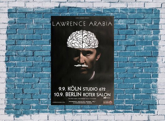 Lawrence Arabia - The Sparrow, Köln & Berlin 2012 - Konzertplakat
