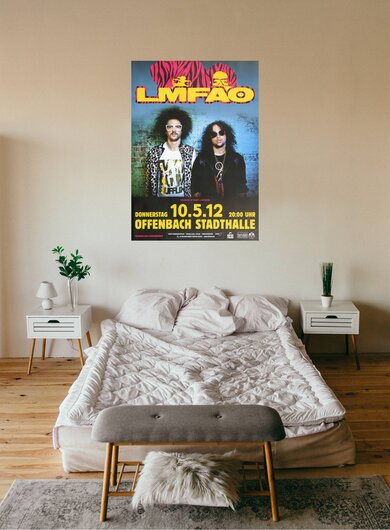 LMFAO - Party Rock, Frankfurt 2012 - Konzertplakat
