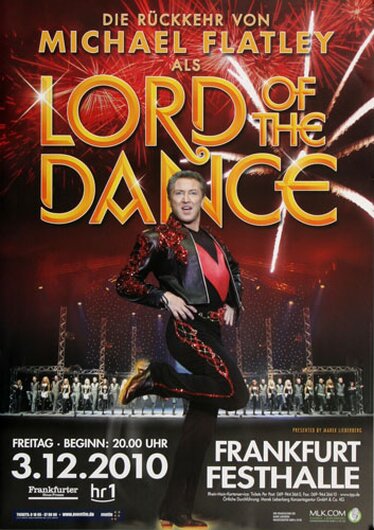 Lord Of The Dance - Die Rückkehr, Frankfurt 2010 - Konzertplakat