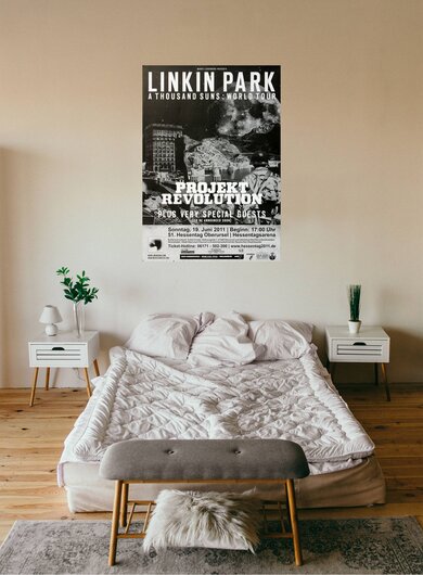 Linkin Park - World Tour, Oberursel & Frankfurt 2011 - Konzertplakat
