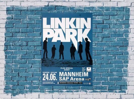 Linkin Park - New Dividen , Mannheim 2008 - Konzertplakat