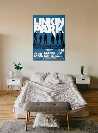 Linkin Park - New Dividen , Mannheim 2008 - Konzertplakat