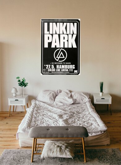 Linkin Park - Midnight Tour, Hamburg 2007 - Konzertplakat