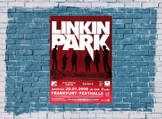 Linkin Park - Minutes To Midnight, Frankfurt 2008 - Konzertplakat