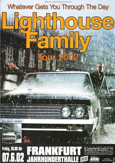 Lighthouse Family - Greatest Hits, Frankfurt 2002 - Konzertplakat