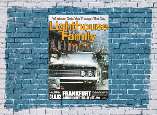 Lighthouse Family - Greatest Hits, Frankfurt 2002 - Konzertplakat