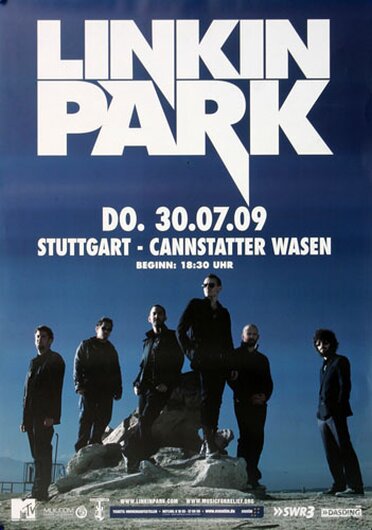 Linkin Park - Out Of Ashes , Stuttgart 2009 - Konzertplakat