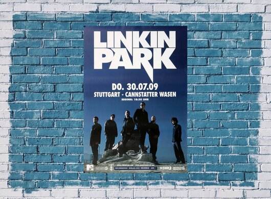 Linkin Park - Out Of Ashes , Stuttgart 2009 - Konzertplakat