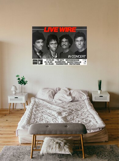 Live Wire - Wireless, Tour 1980 - Konzertplakat